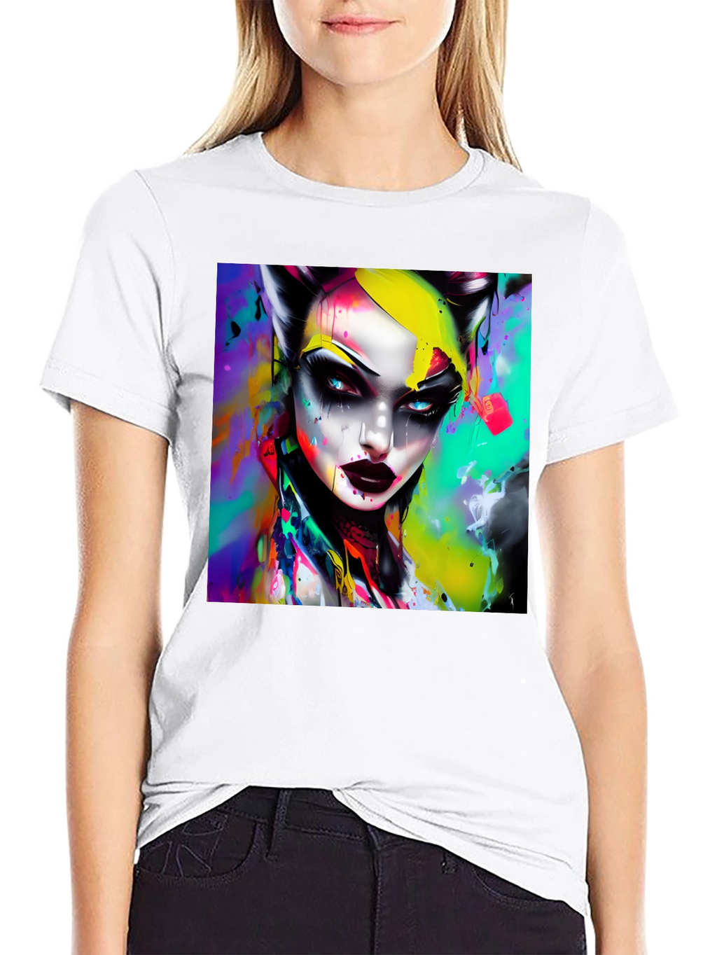 Vibrant Artistic Graphic Tee - Bold & Unique Design