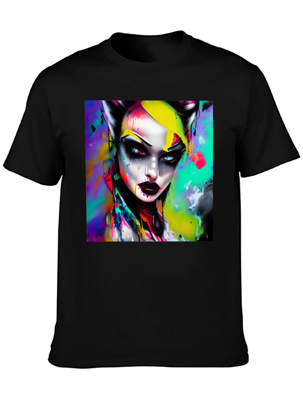 Vibrant Artistic Graphic Tee - Bold & Unique Design