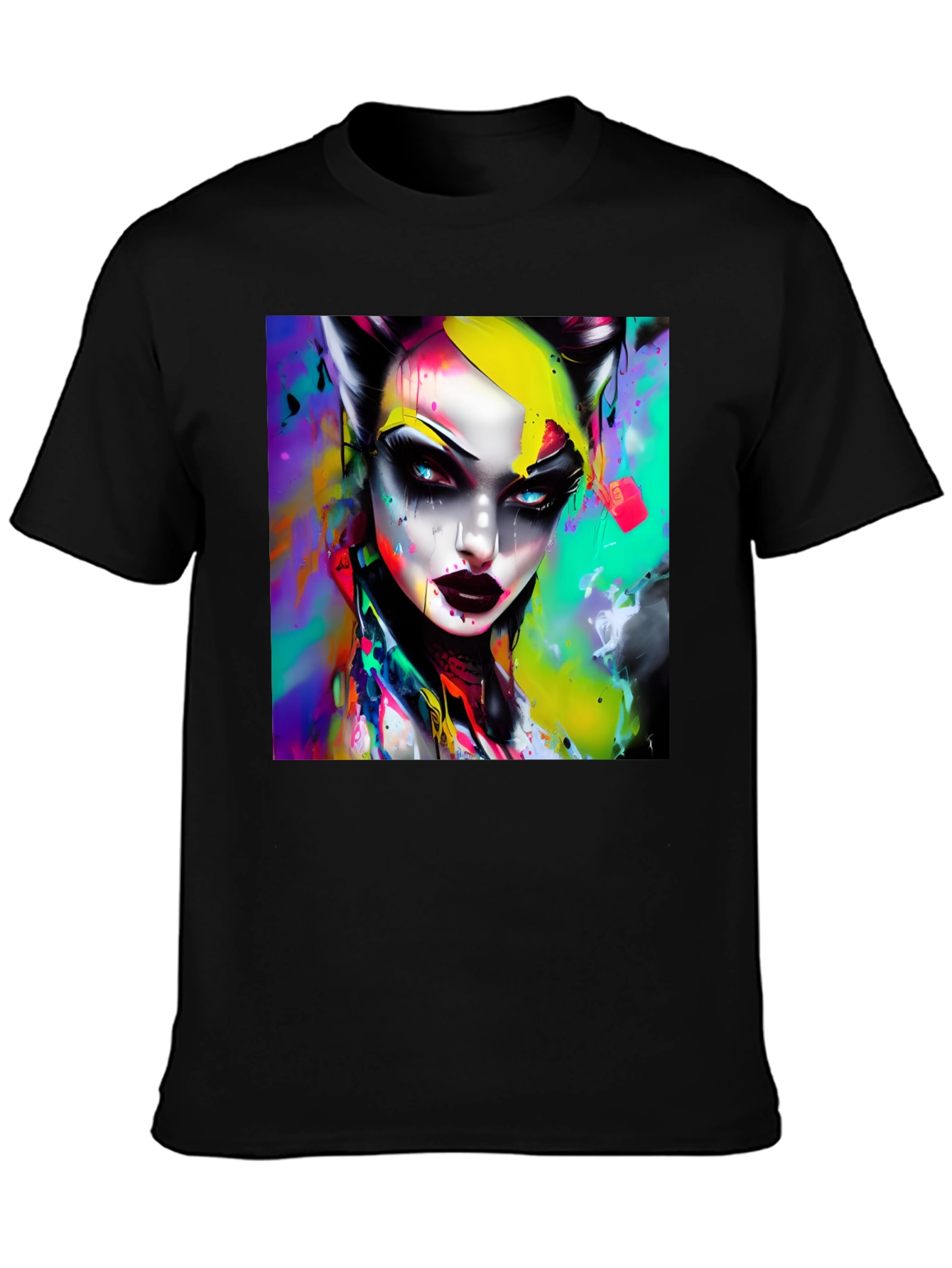 Vibrant Artistic Graphic Tee - Bold & Unique Design