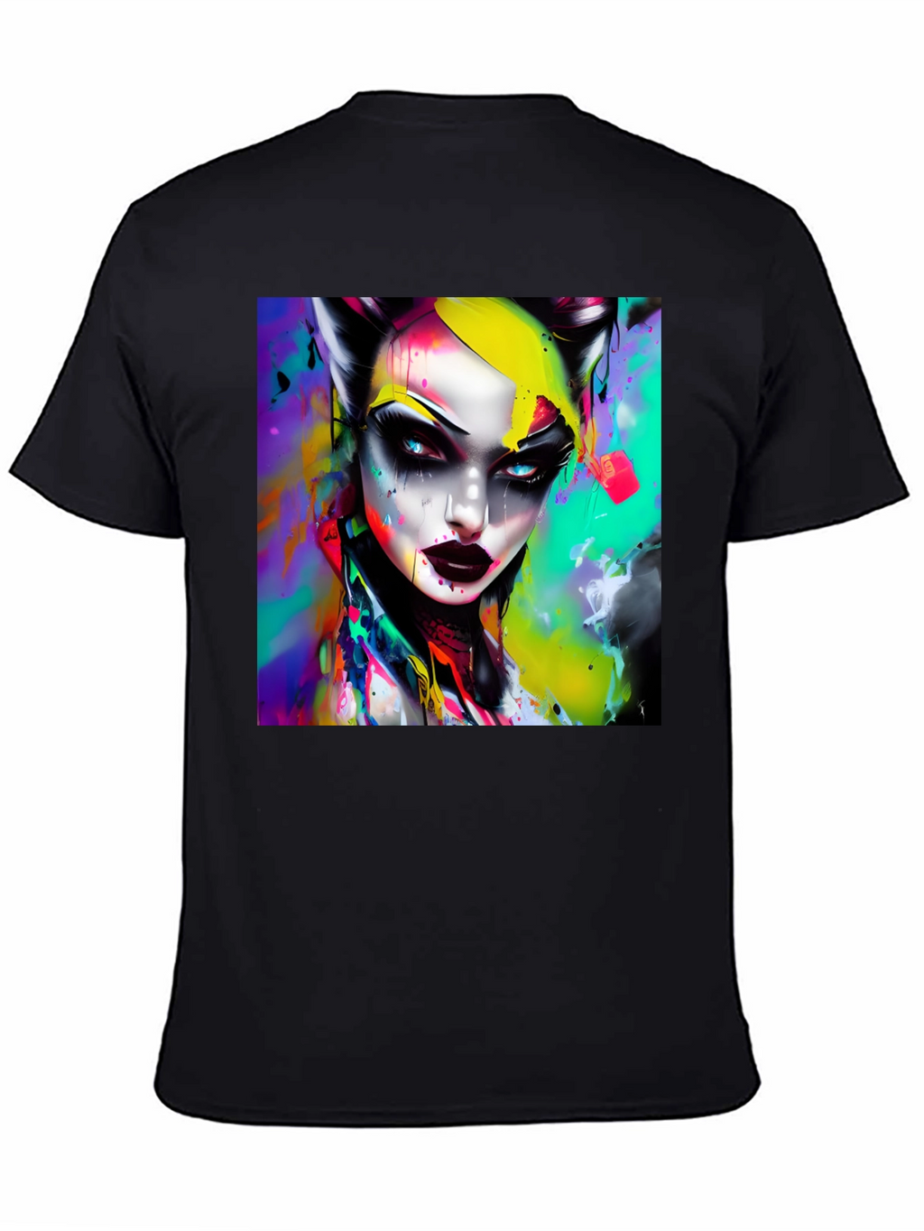 Vibrant Artistic Graphic Tee - Bold & Unique Design