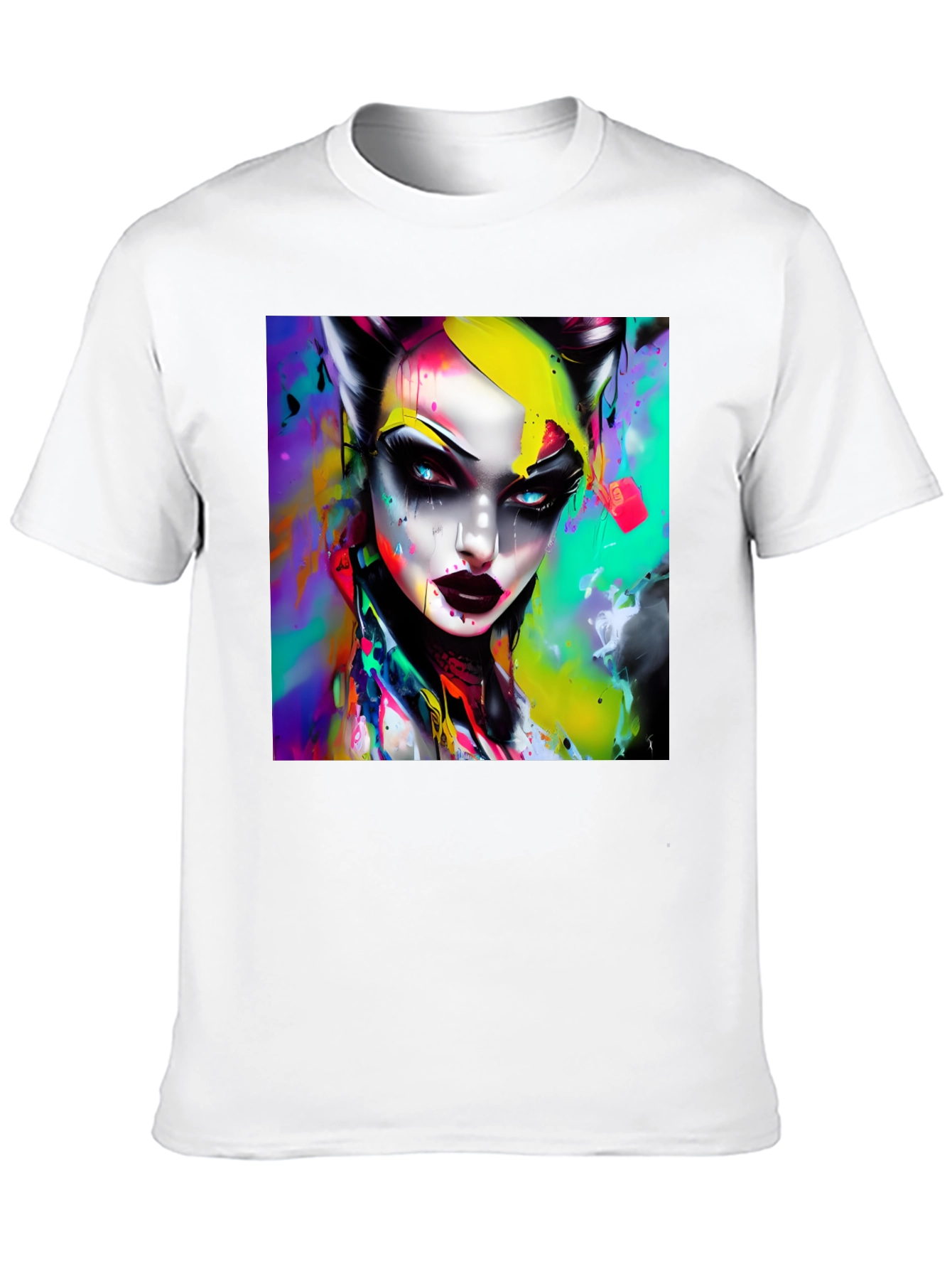 Vibrant Artistic Graphic Tee - Bold & Unique Design