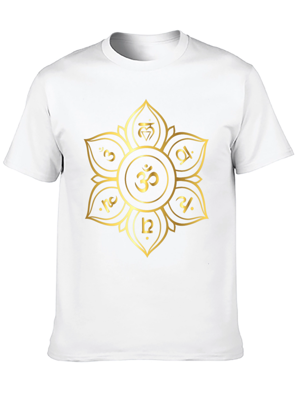 Om Mandala Black T-Shirt - Sacred Geometry Tee