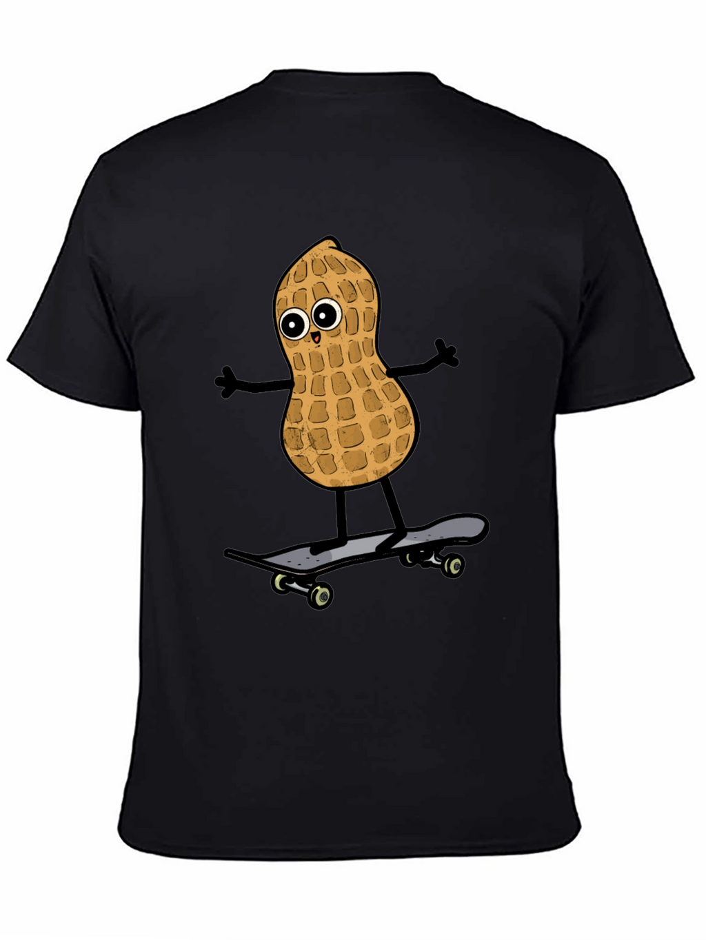 Peanut Skateboarder Graphic Tee - Black