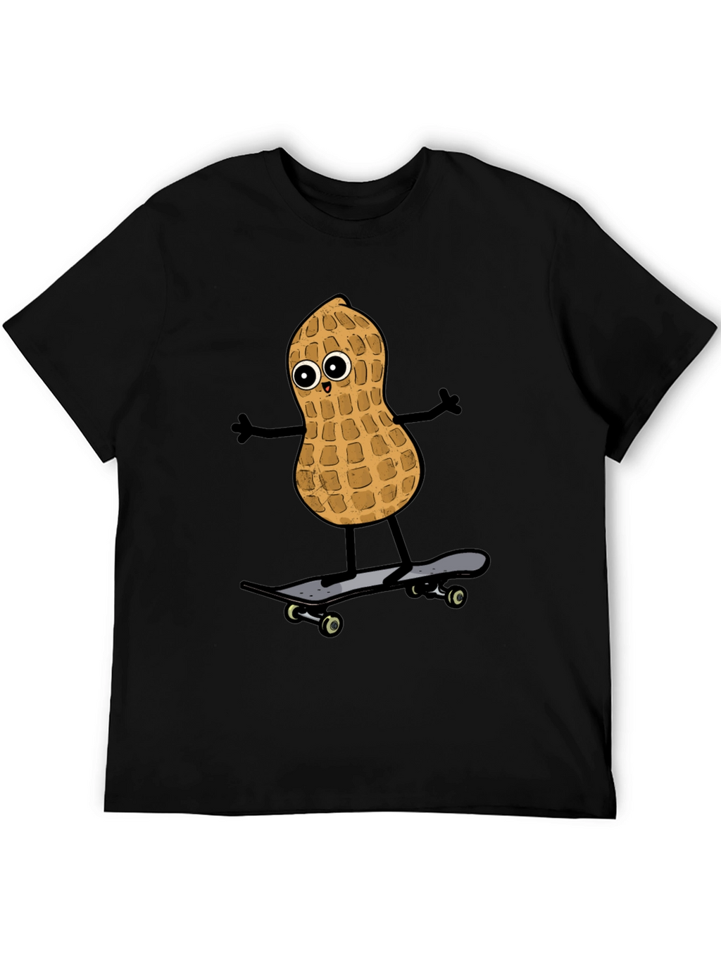 Peanut Skateboarder Graphic Tee - Black