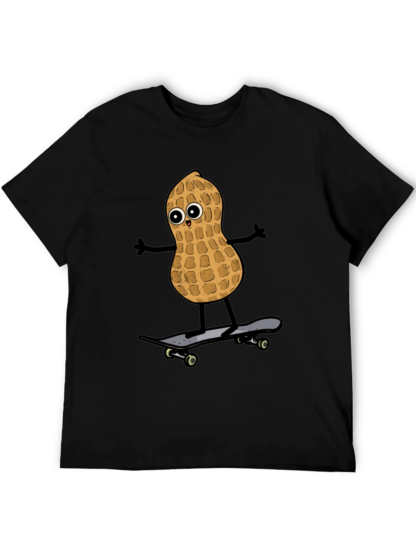 Peanut Skateboarder Graphic Tee - Black