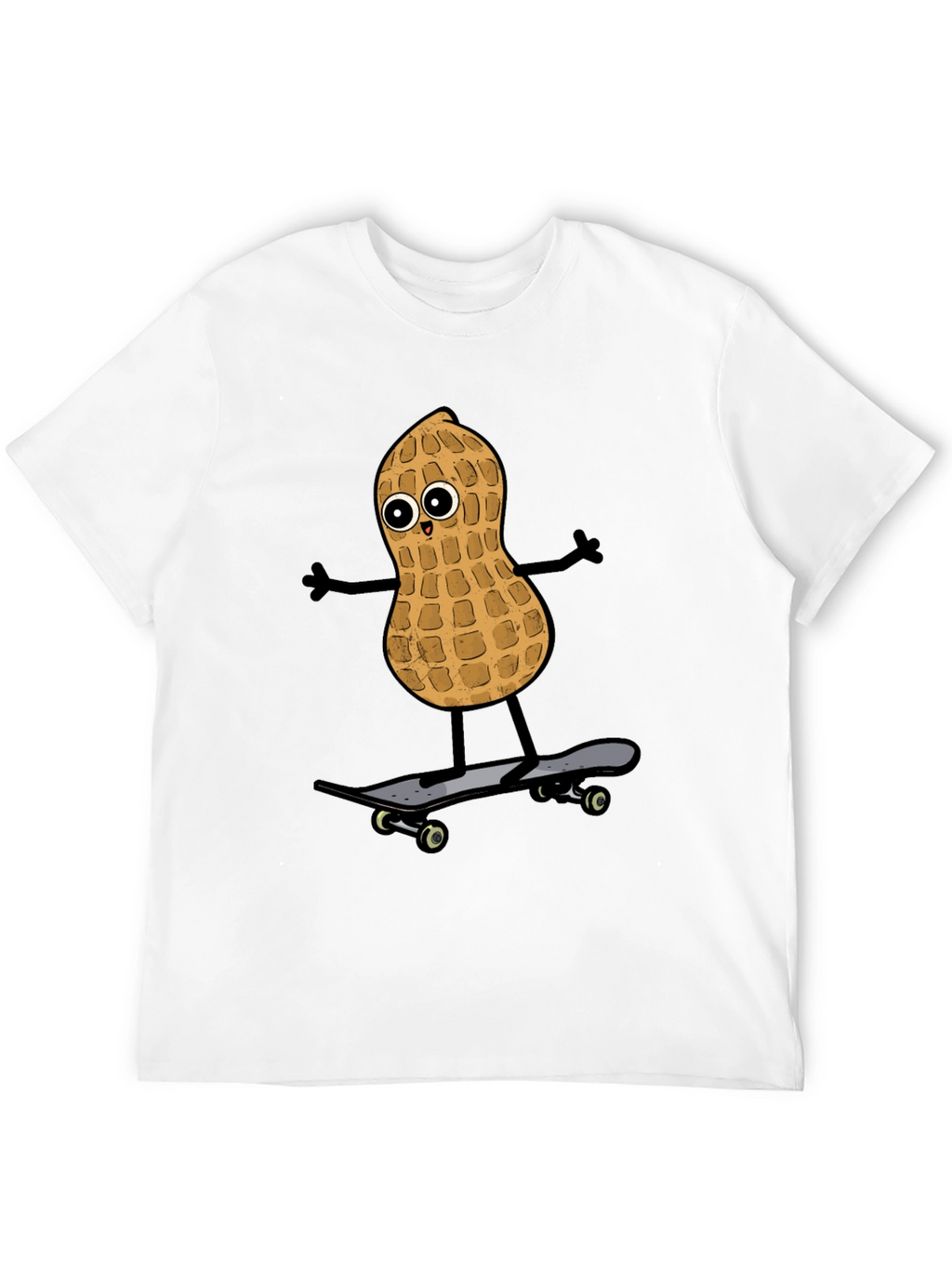 Peanut Skateboarder Graphic Tee - Black