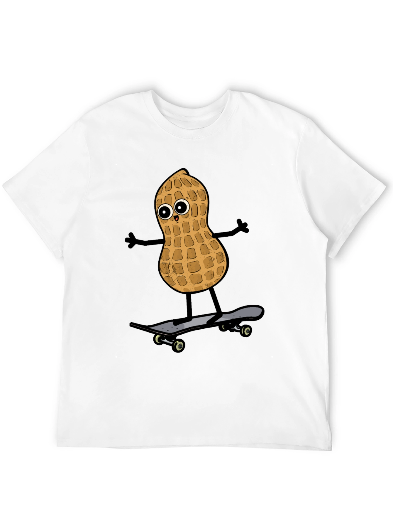 Peanut Skateboarder Graphic Tee - Black
