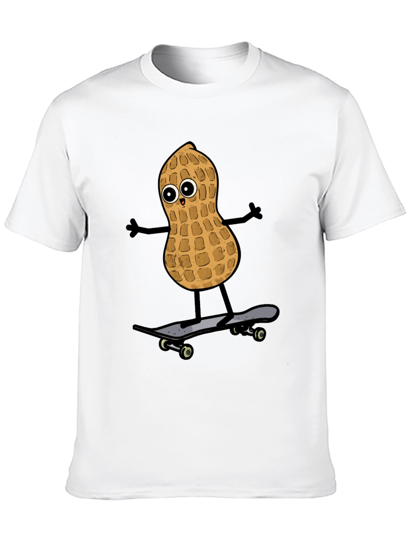 Peanut Skateboarder Graphic Tee - Black
