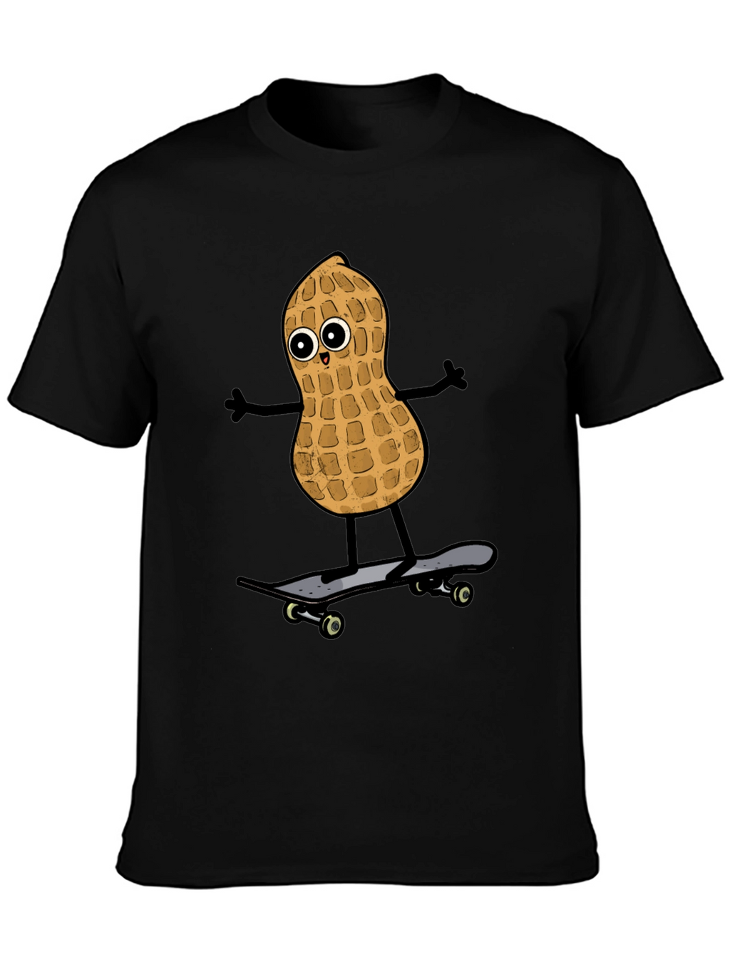Peanut Skateboarder Graphic Tee - Black