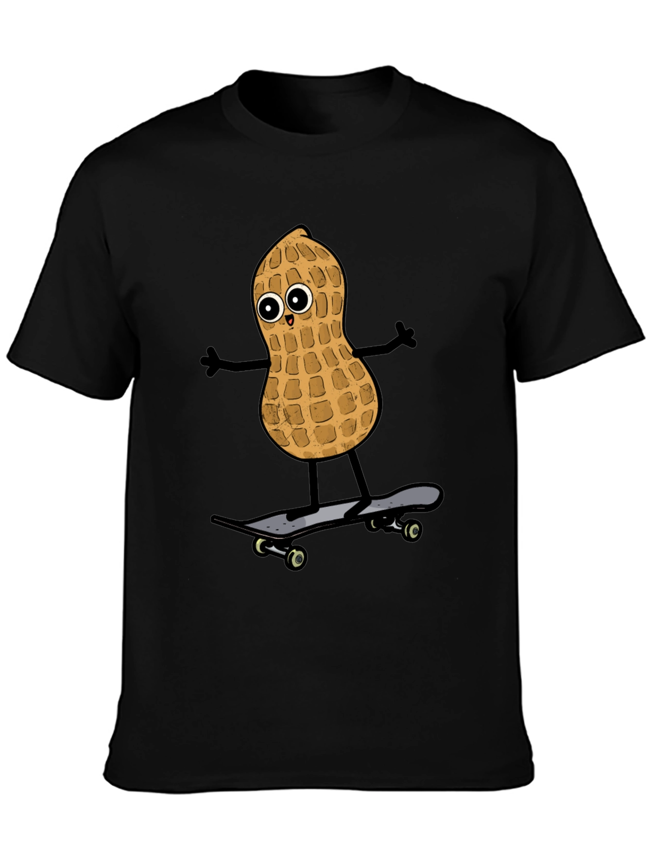 Peanut Skateboarder Graphic Tee - Black