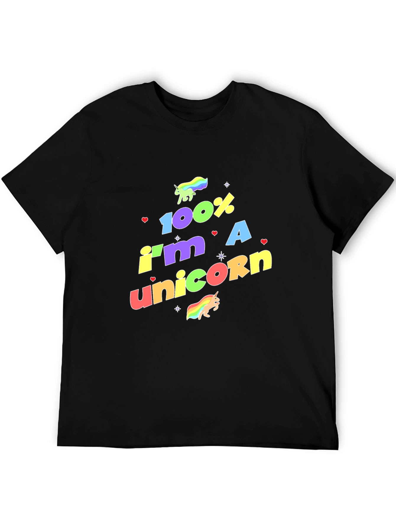 Im 100% a Unicorn T-Shirt - Fun Novelty Tee