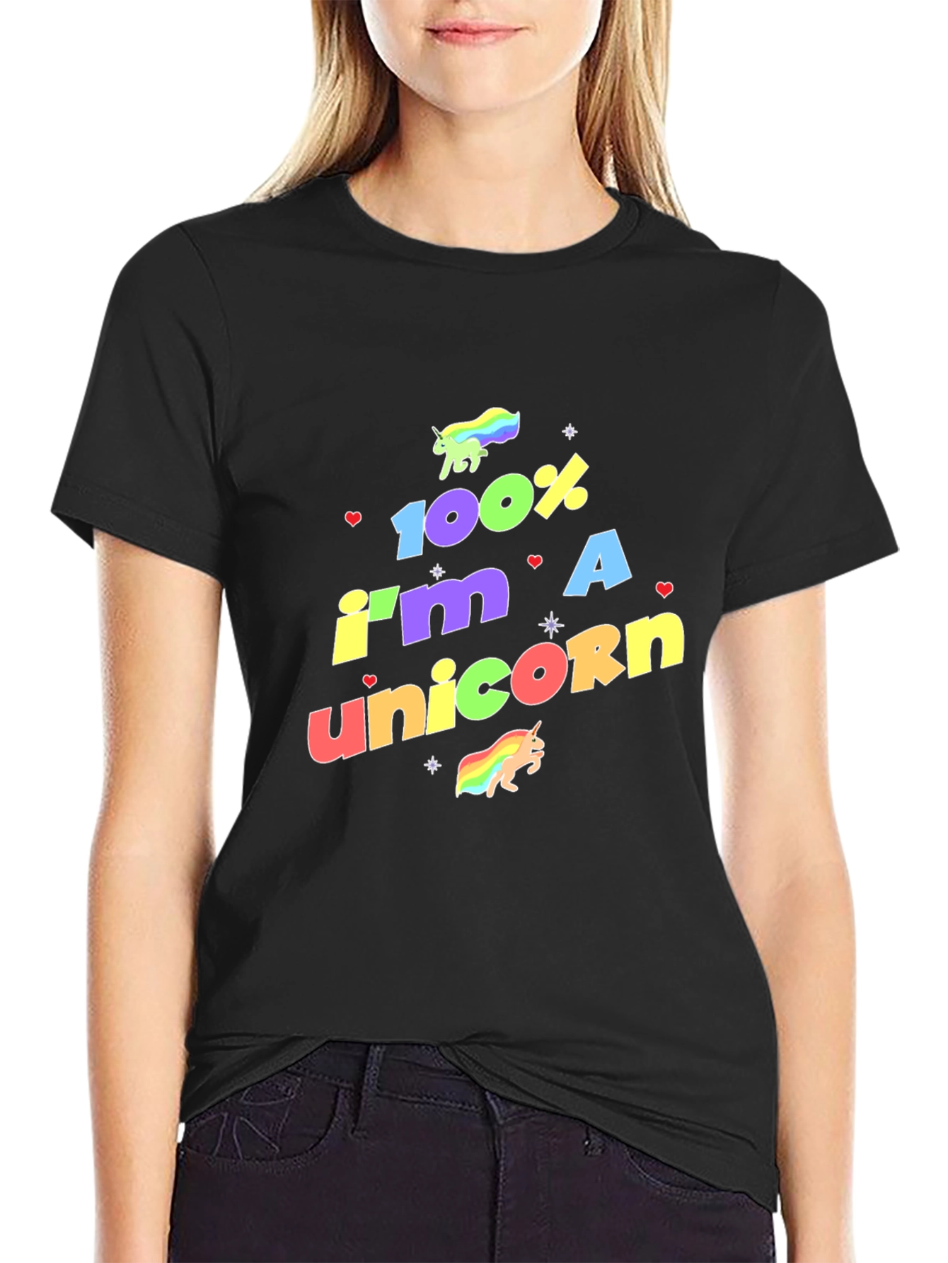 Im 100% a Unicorn T-Shirt - Fun Novelty Tee