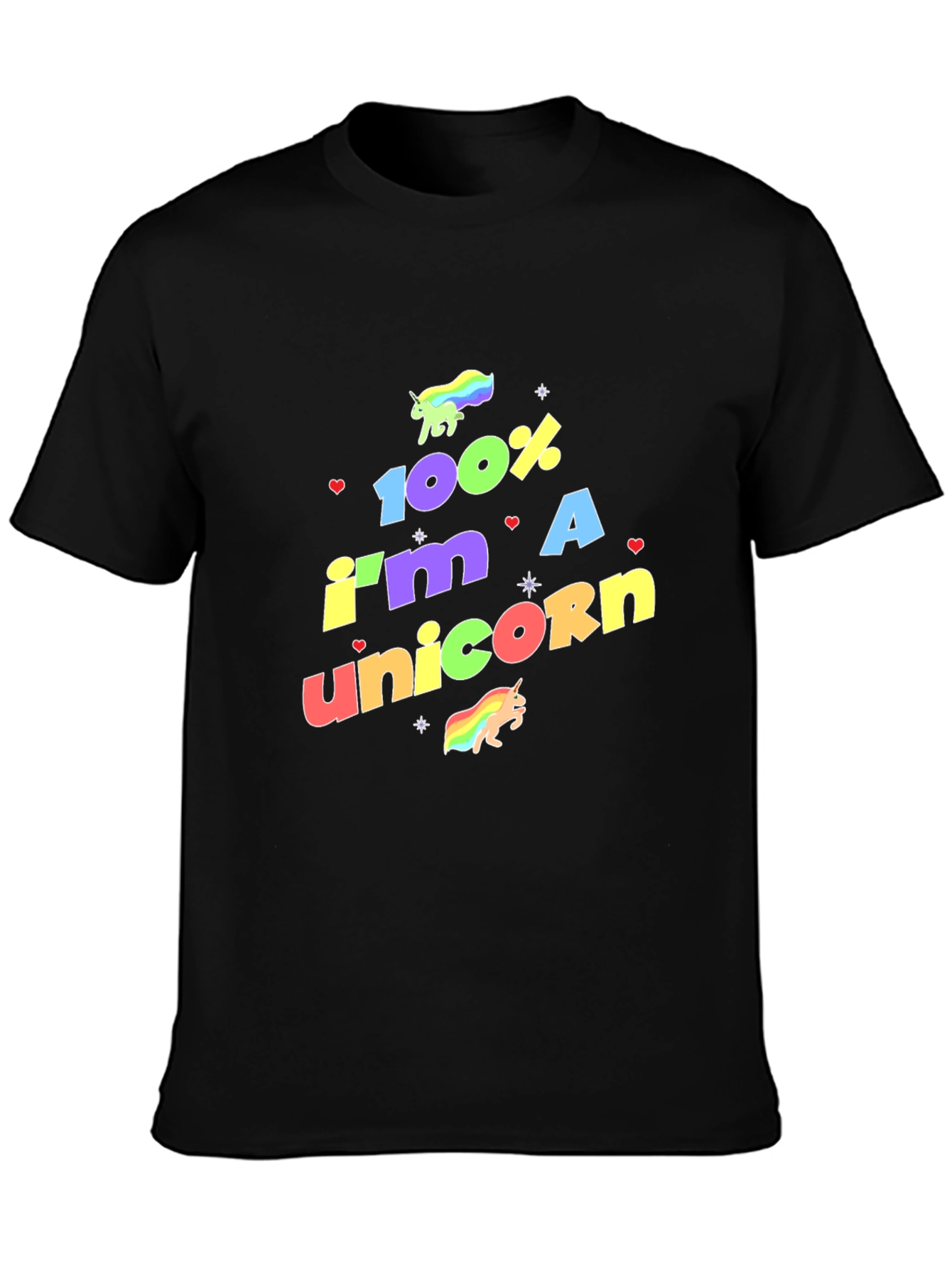 Im 100% a Unicorn T-Shirt - Fun Novelty Tee