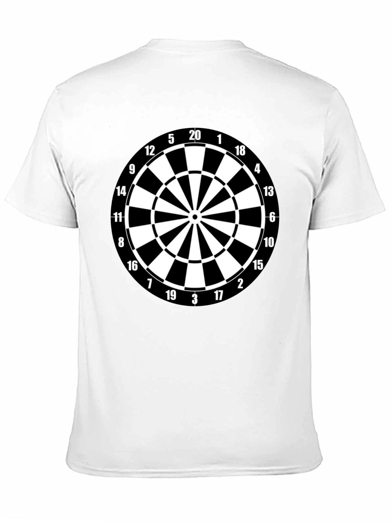 Dartboard Graphic Tee - Target Practice Shirt