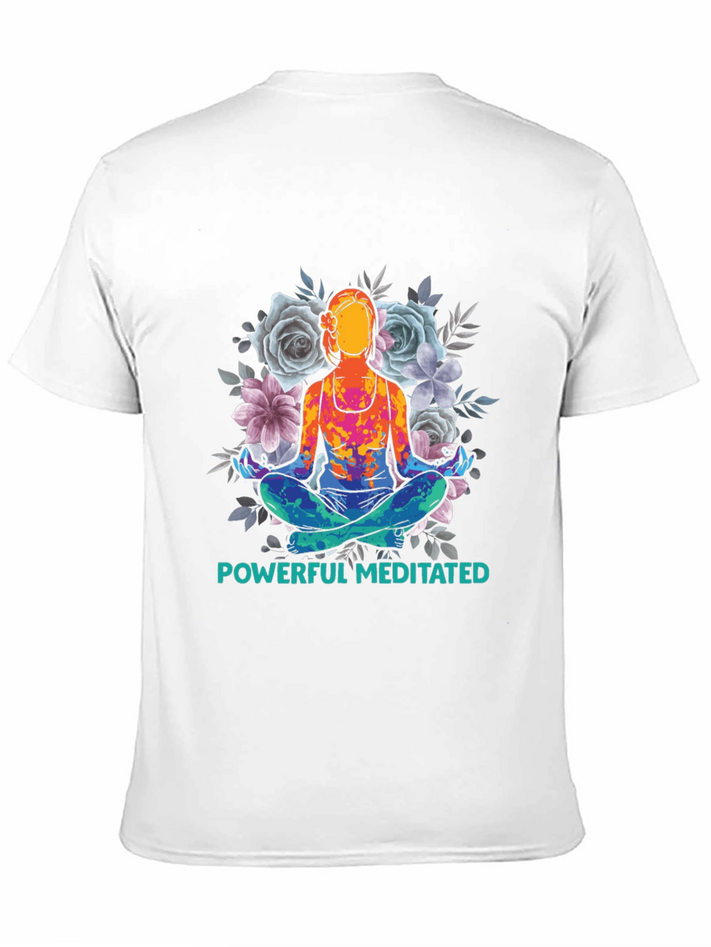 Powerful Meditated Yoga T-Shirt - Black
