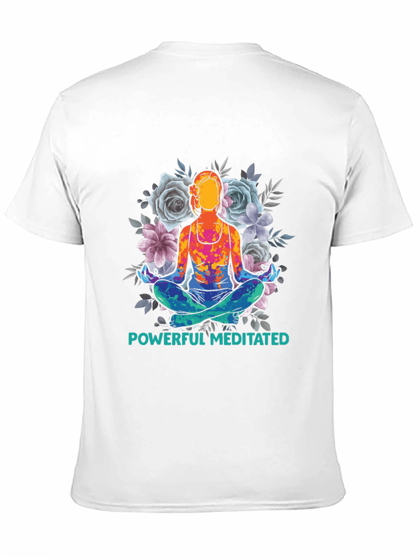 Powerful Meditated Yoga T-Shirt - Black