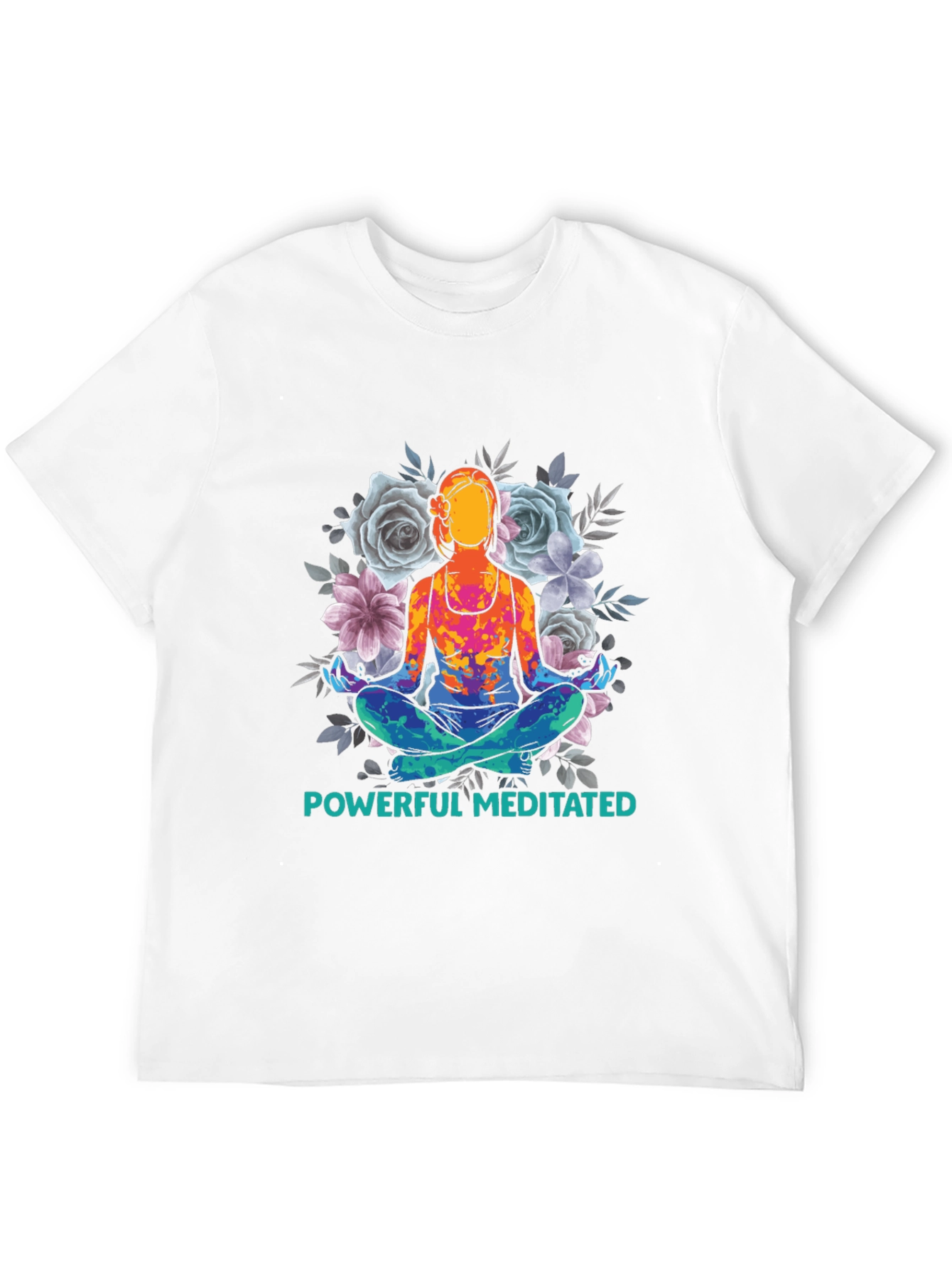 Powerful Meditated Yoga T-Shirt - Black