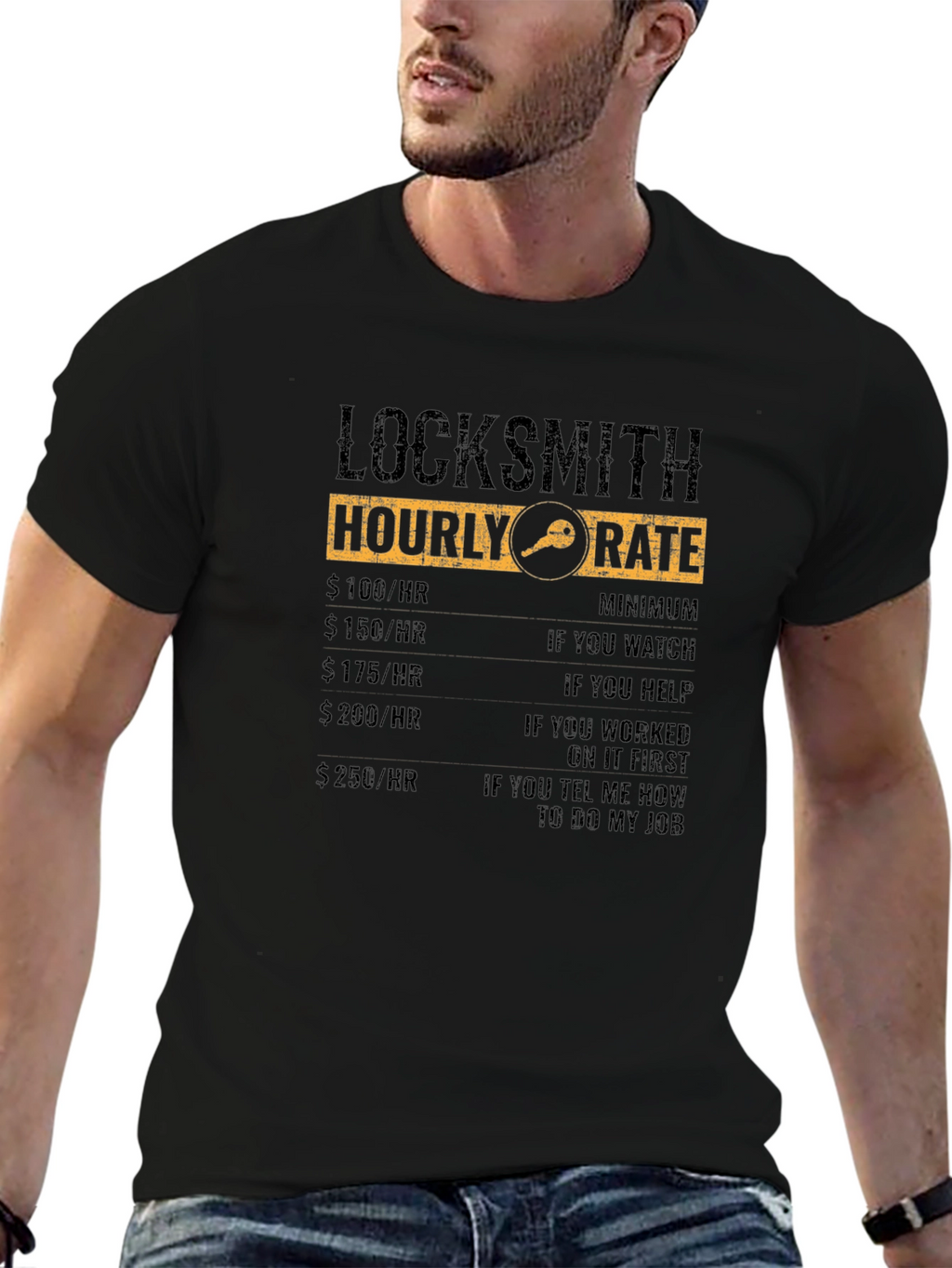 Locksmith Hourly Rate Novelty T-Shirt