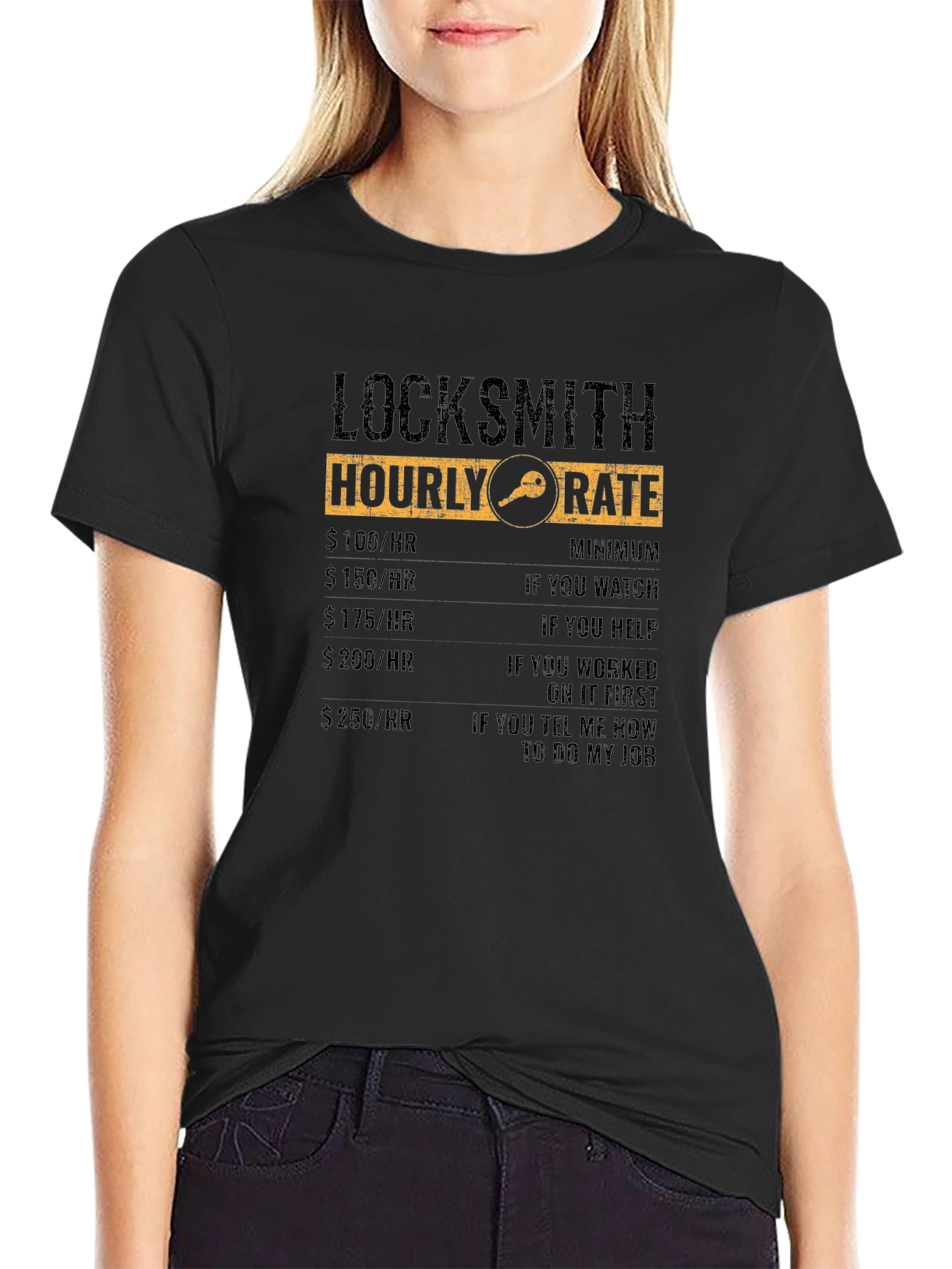 Locksmith Hourly Rate Novelty T-Shirt