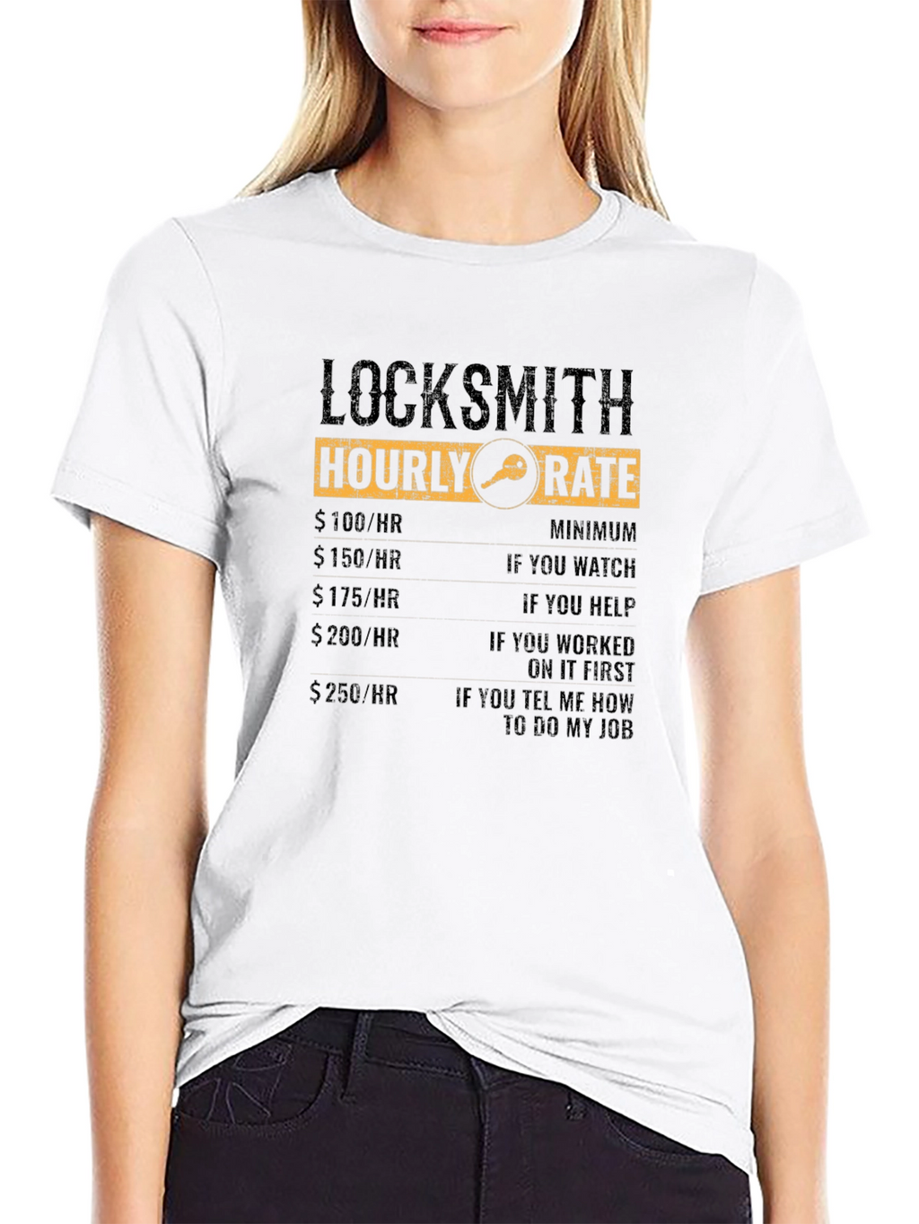 Locksmith Hourly Rate Novelty T-Shirt