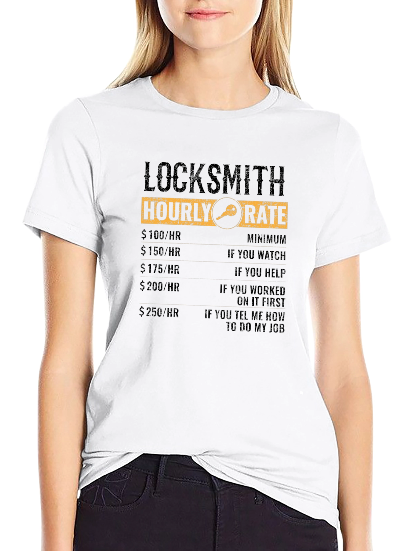 Locksmith Hourly Rate Novelty T-Shirt