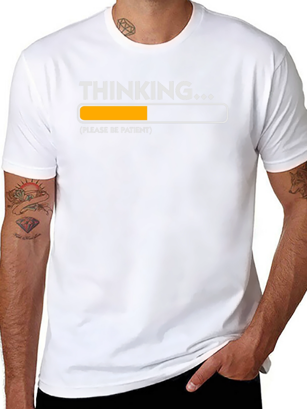 Thinking Please Be Patient T-Shirt