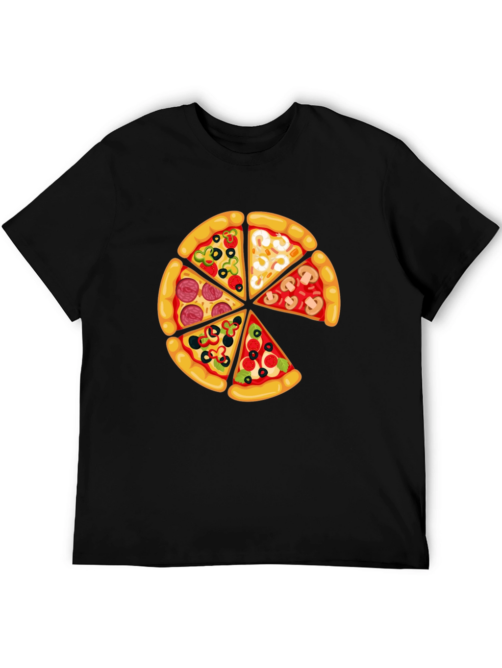 Pizza Slice Graphic T-Shirt - Foodie Fun