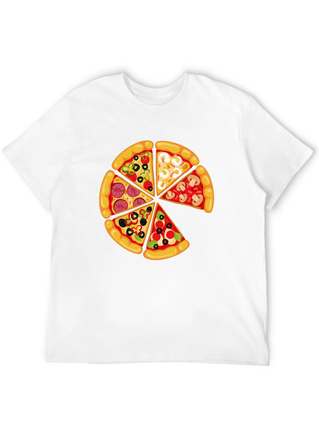 Pizza Slice Graphic T-Shirt - Foodie Fun