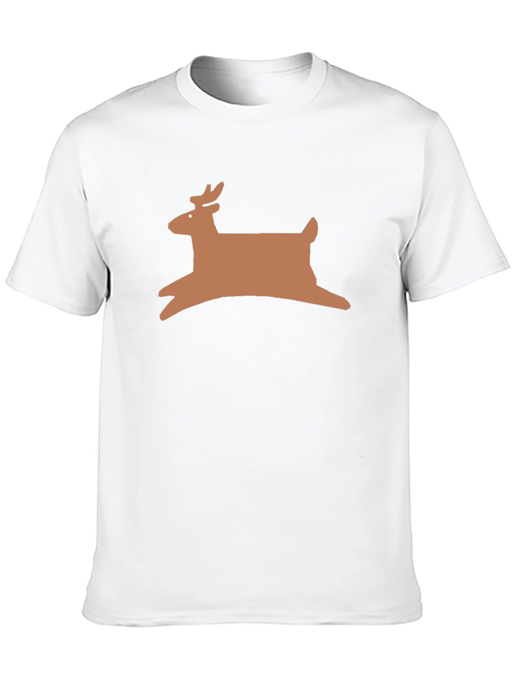 Reindeer Graphic Tee - Black Holiday Shirt