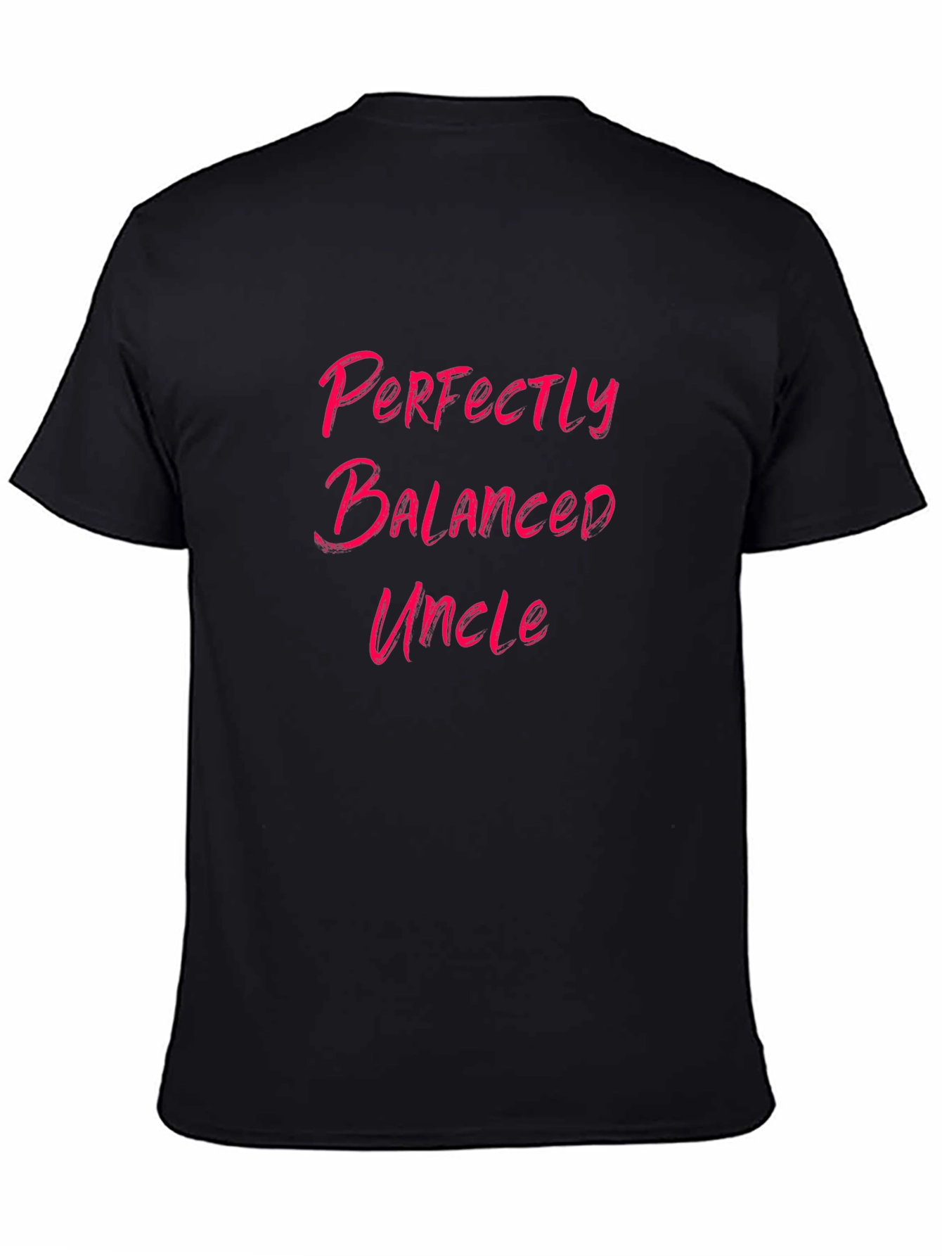 Perfectly Balanced Uncle Graphic Tee - Black