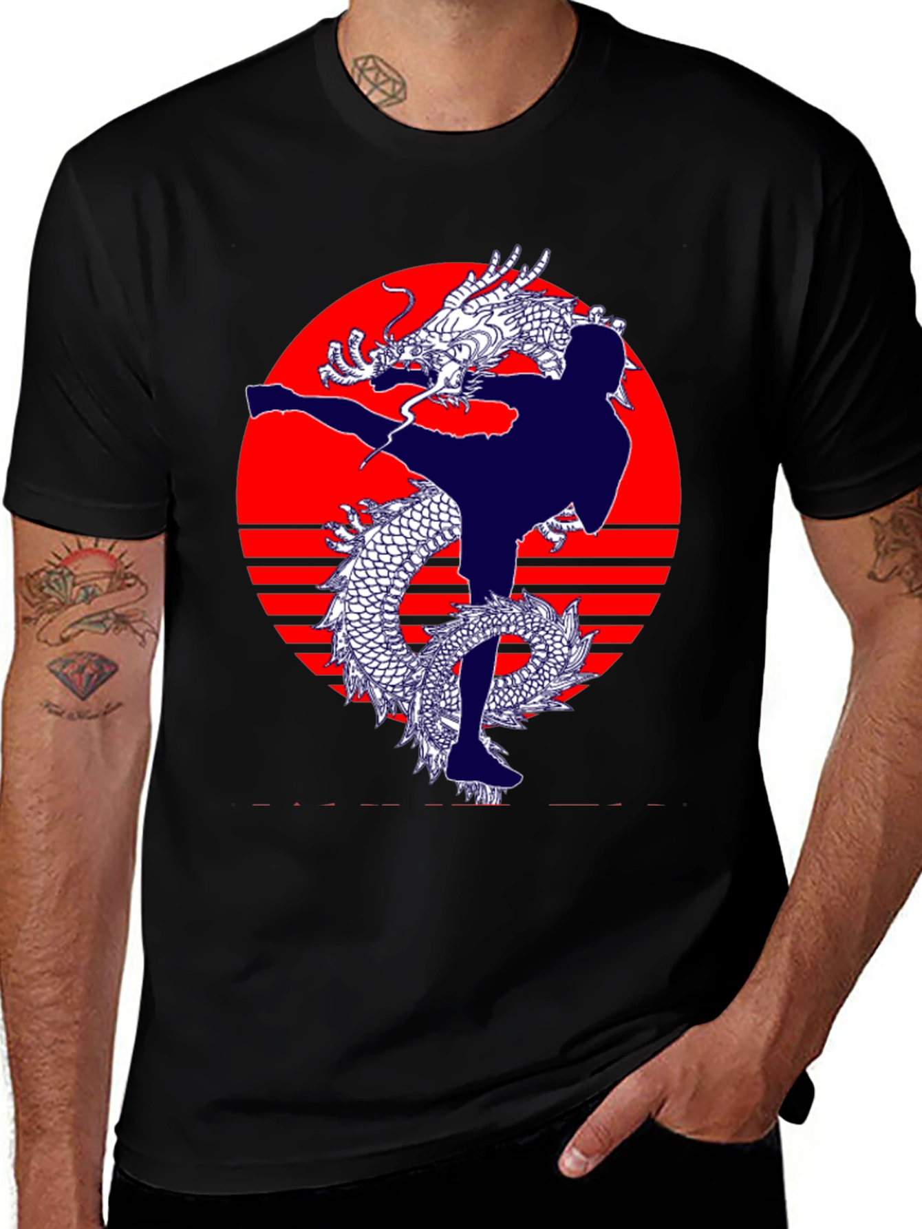 Dragon Karate T-Shirt - Martial Arts Graphic Tee