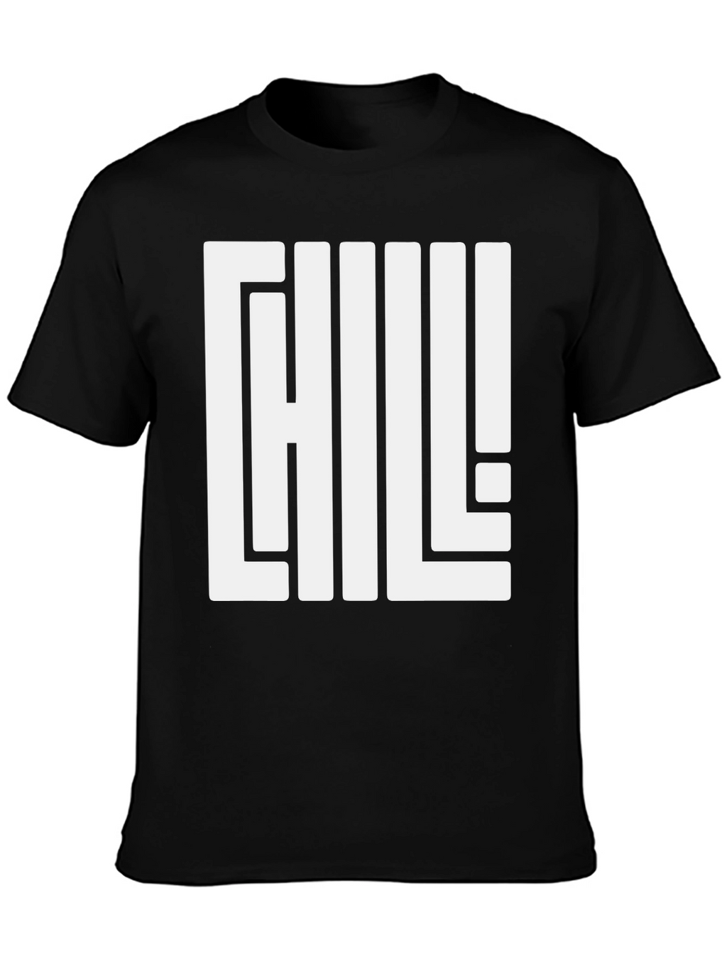 Chill Graphic Tee - Black Relaxed Fit T-Shirt