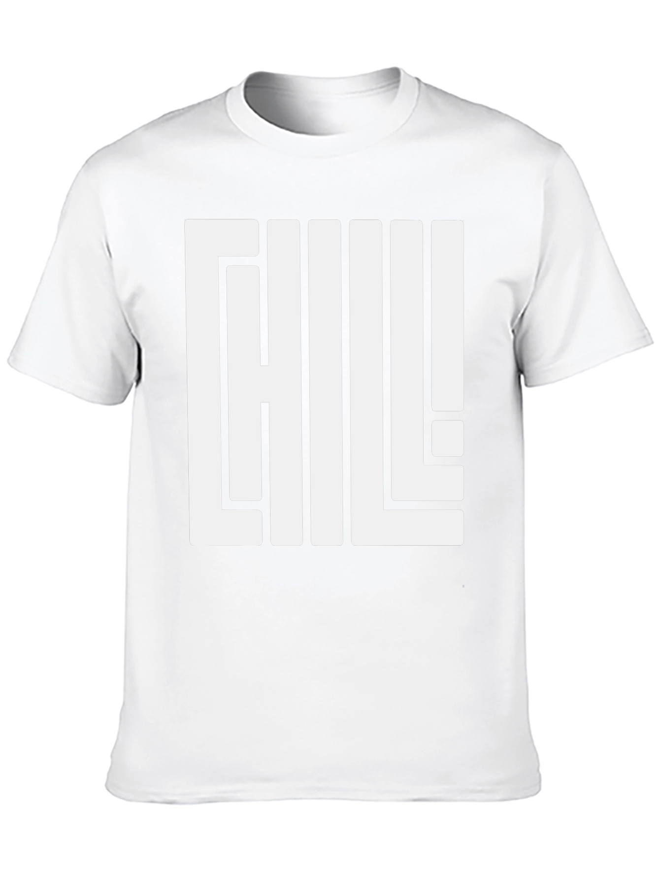 Chill Graphic Tee - Black Relaxed Fit T-Shirt