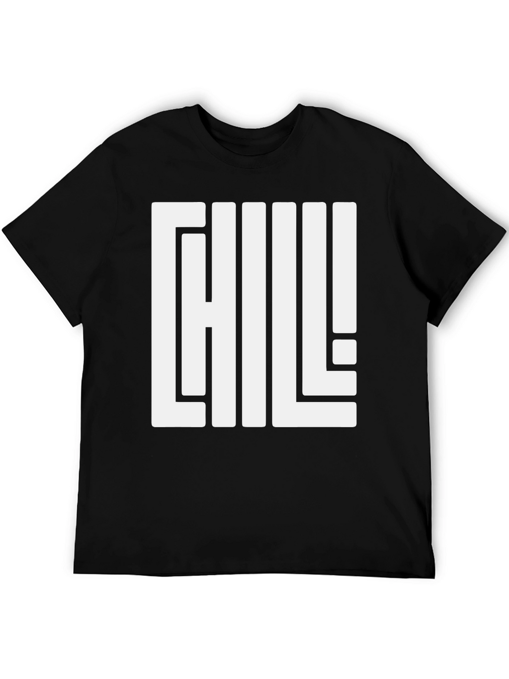 Chill Graphic Tee - Black Relaxed Fit T-Shirt