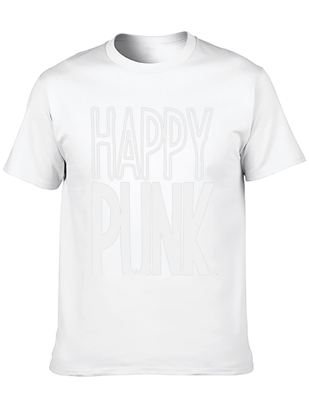 Happy Punk Graphic Tee - Bold Statement Shirt