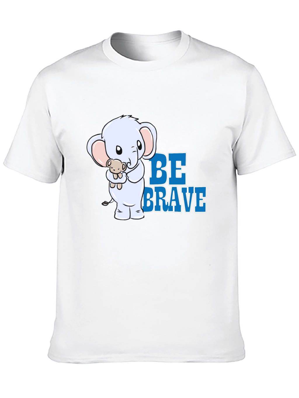Be Brave Elephant Graphic T-Shirt