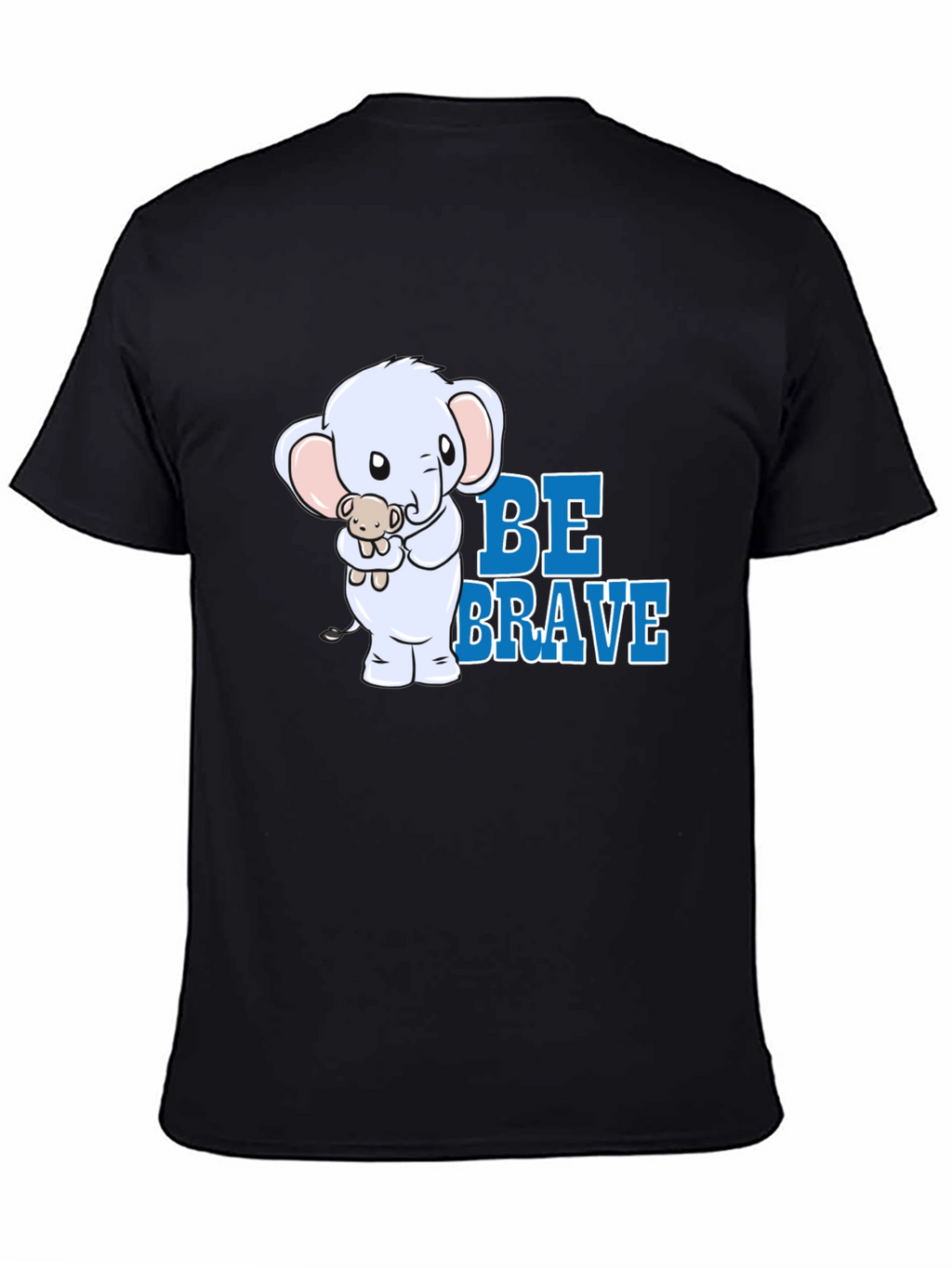 Be Brave Elephant Graphic T-Shirt