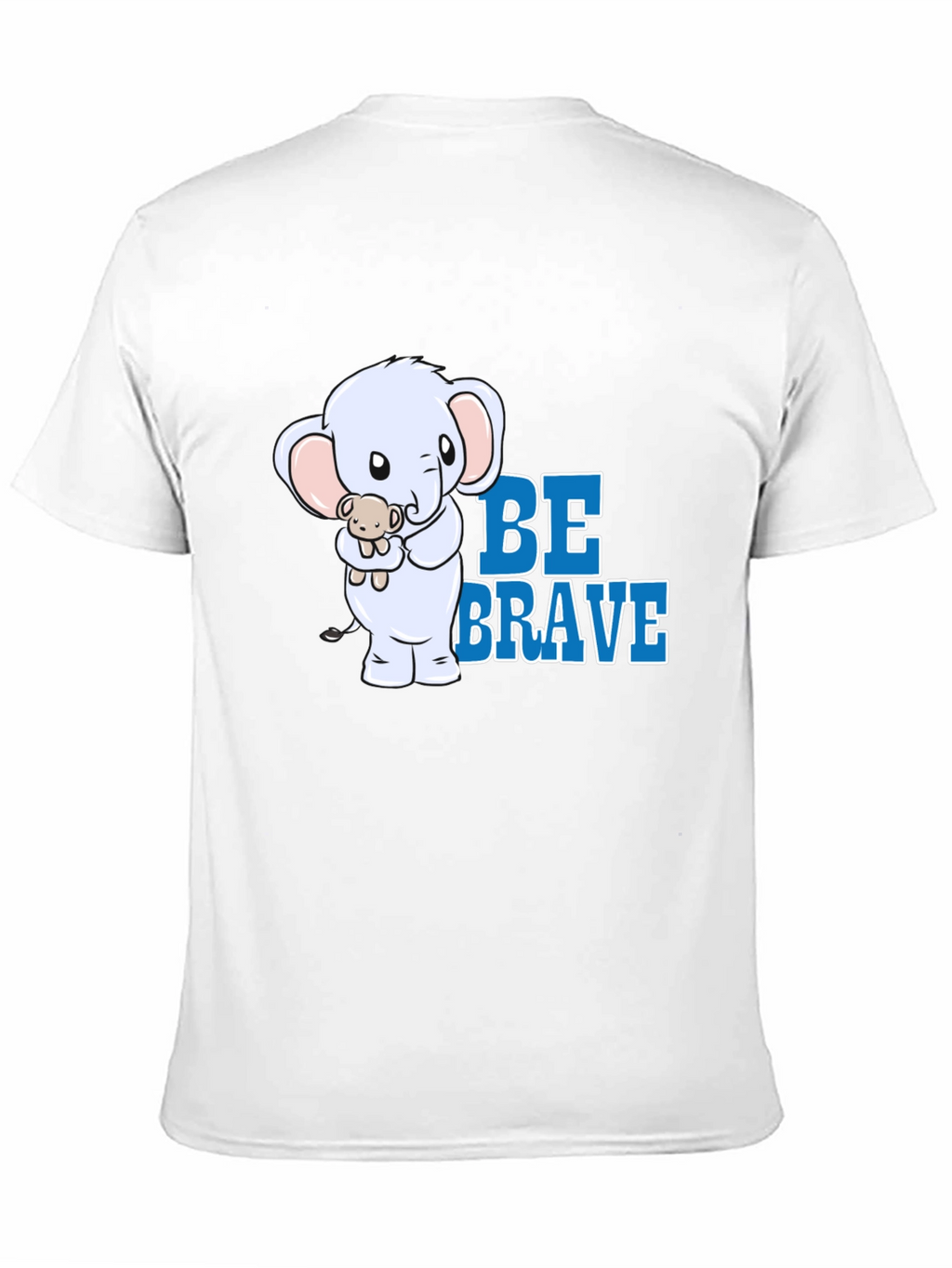 Be Brave Elephant Graphic T-Shirt