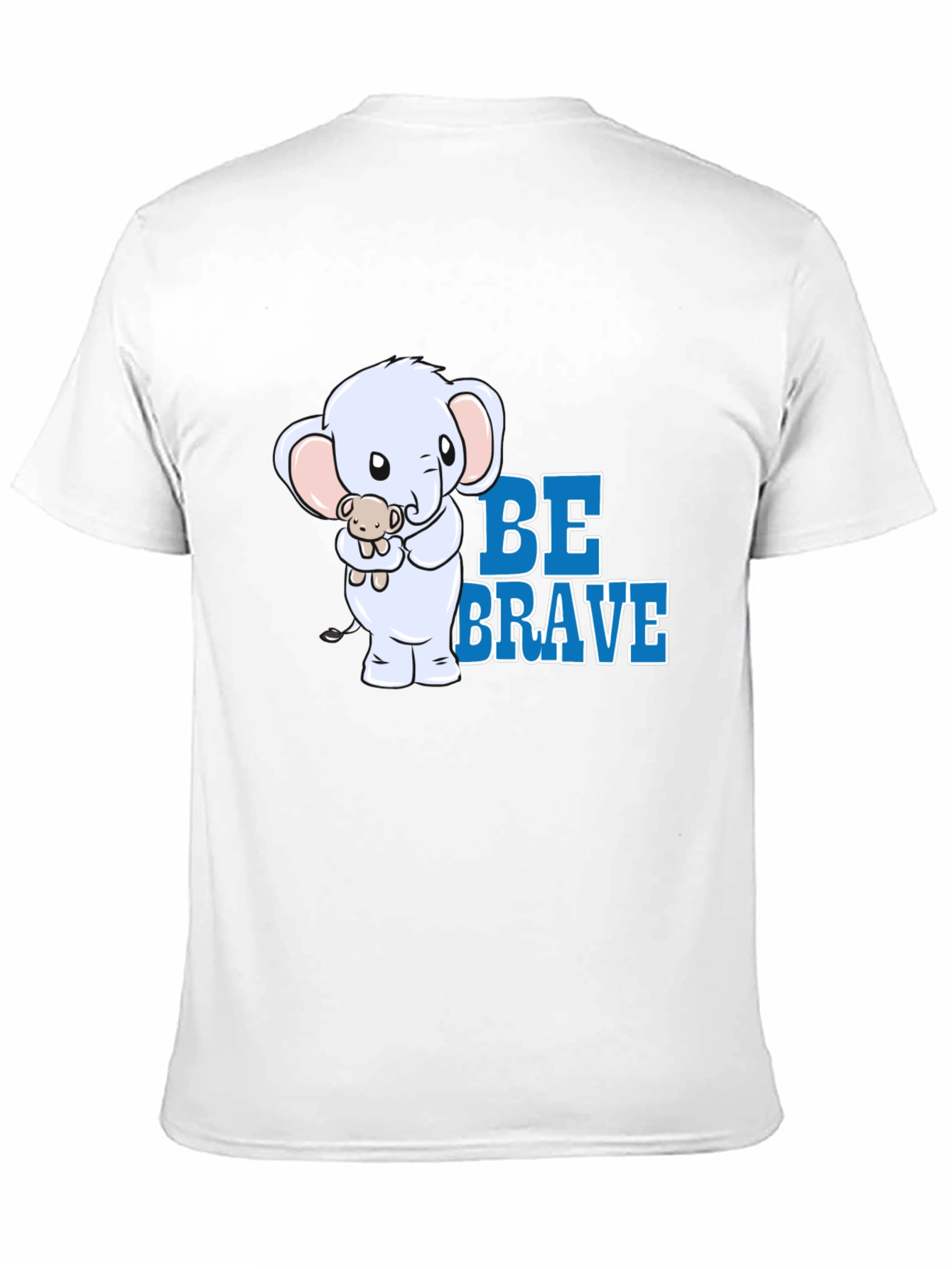 Be Brave Elephant Graphic T-Shirt
