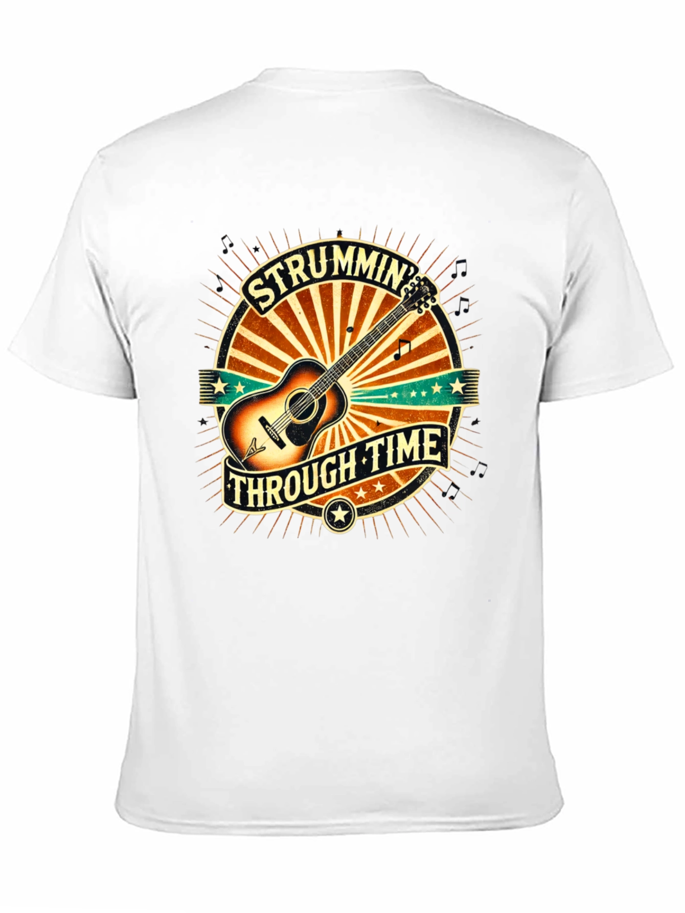 Strummin Through Time Graphic Tee