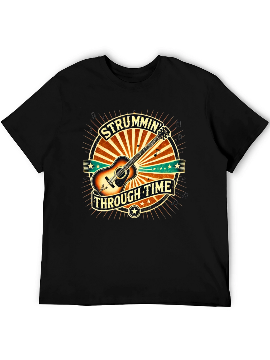 Strummin Through Time Graphic Tee
