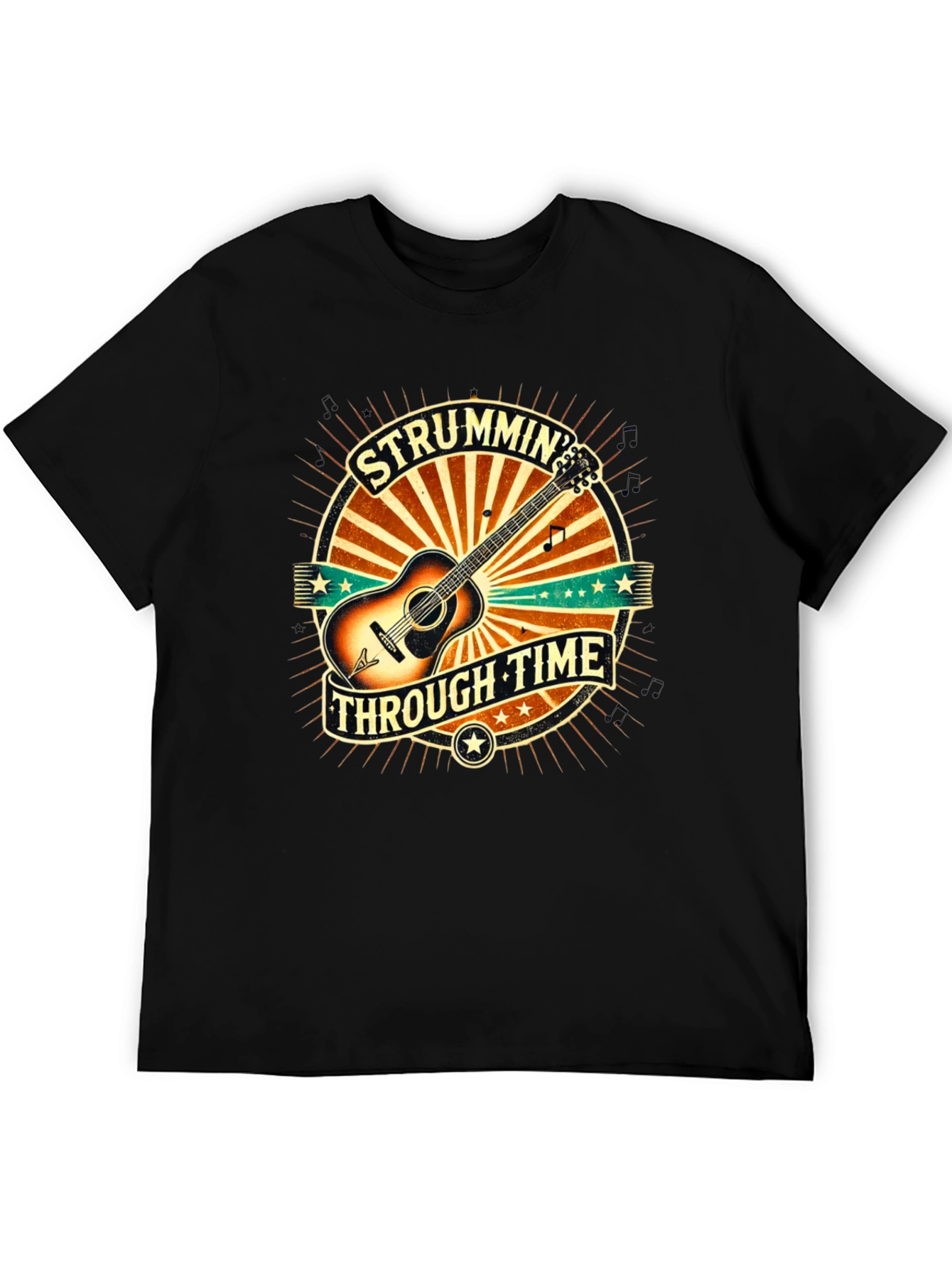Strummin Through Time Graphic Tee