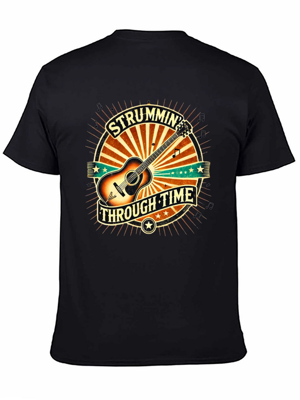 Strummin Through Time Graphic Tee