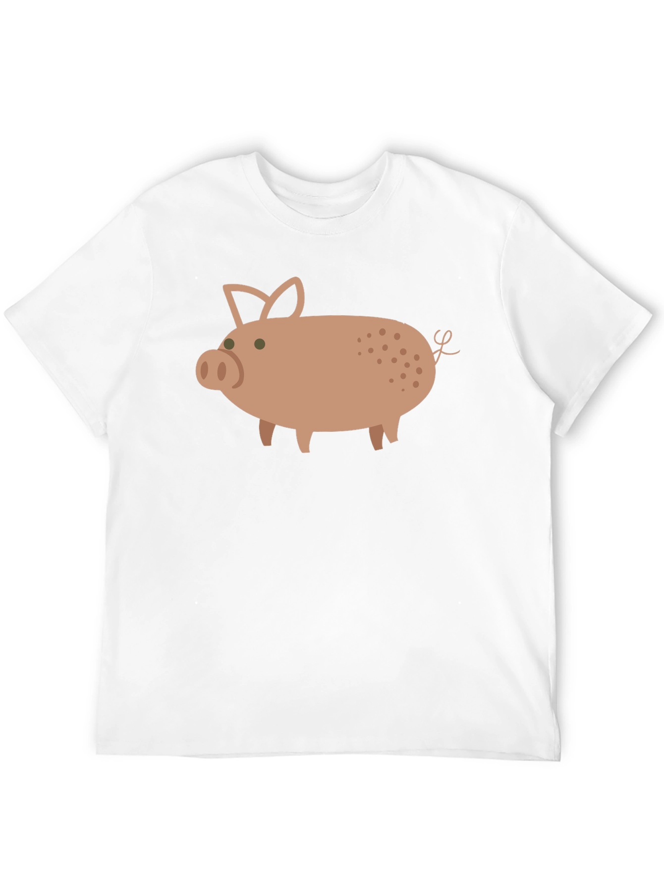Pig Graphic Tee - Casual Black T-Shirt