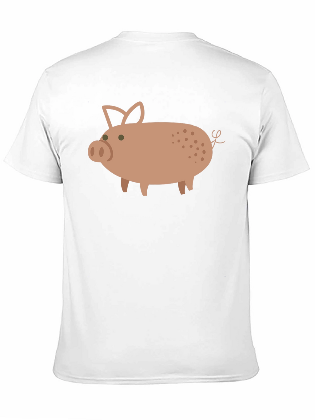 Pig Graphic Tee - Casual Black T-Shirt