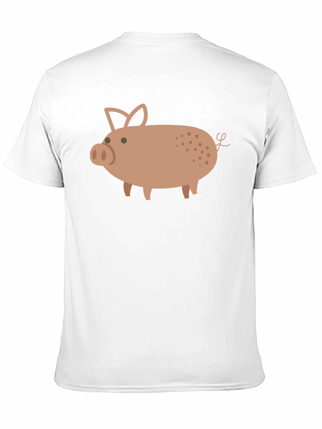 Pig Graphic Tee - Casual Black T-Shirt