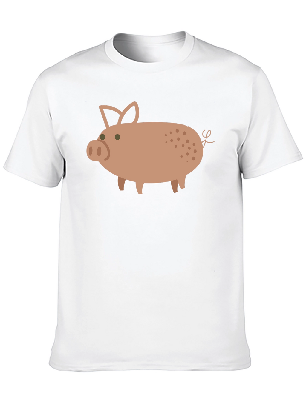 Pig Graphic Tee - Casual Black T-Shirt