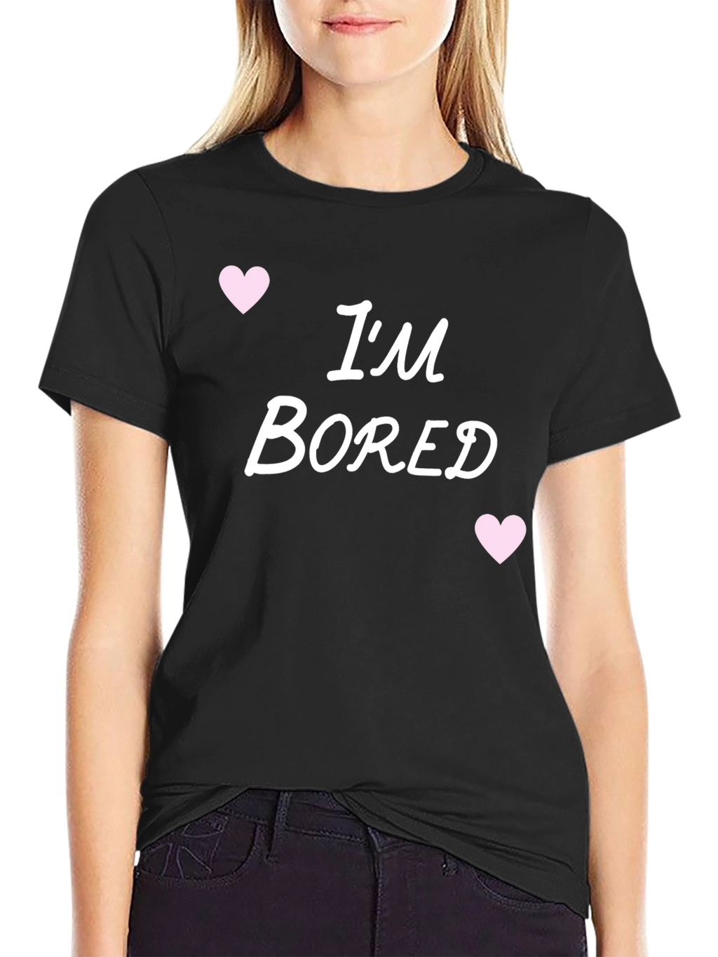 Im Bored Graphic Tee - Casual Comfort