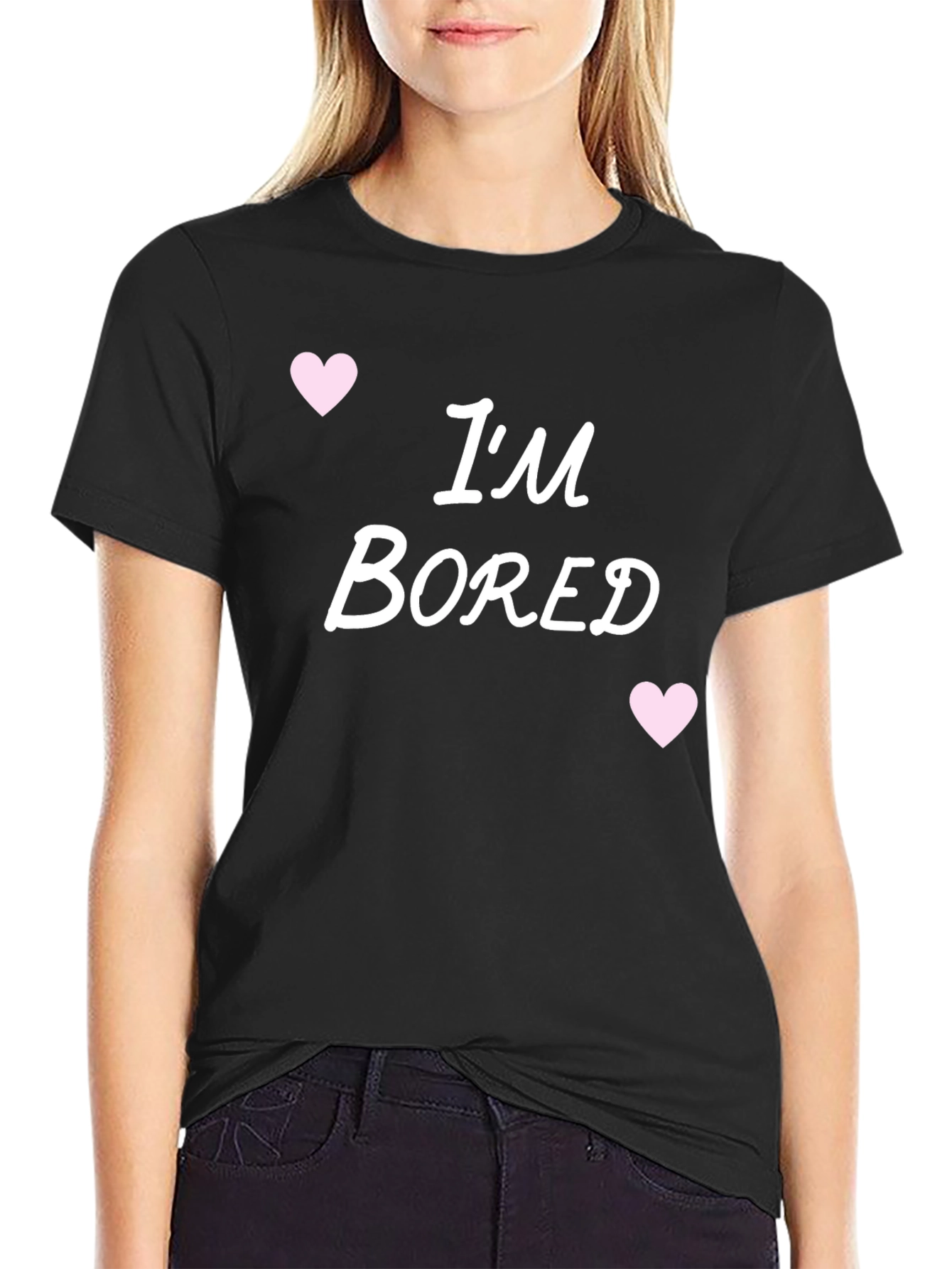 Im Bored Graphic Tee - Casual Comfort