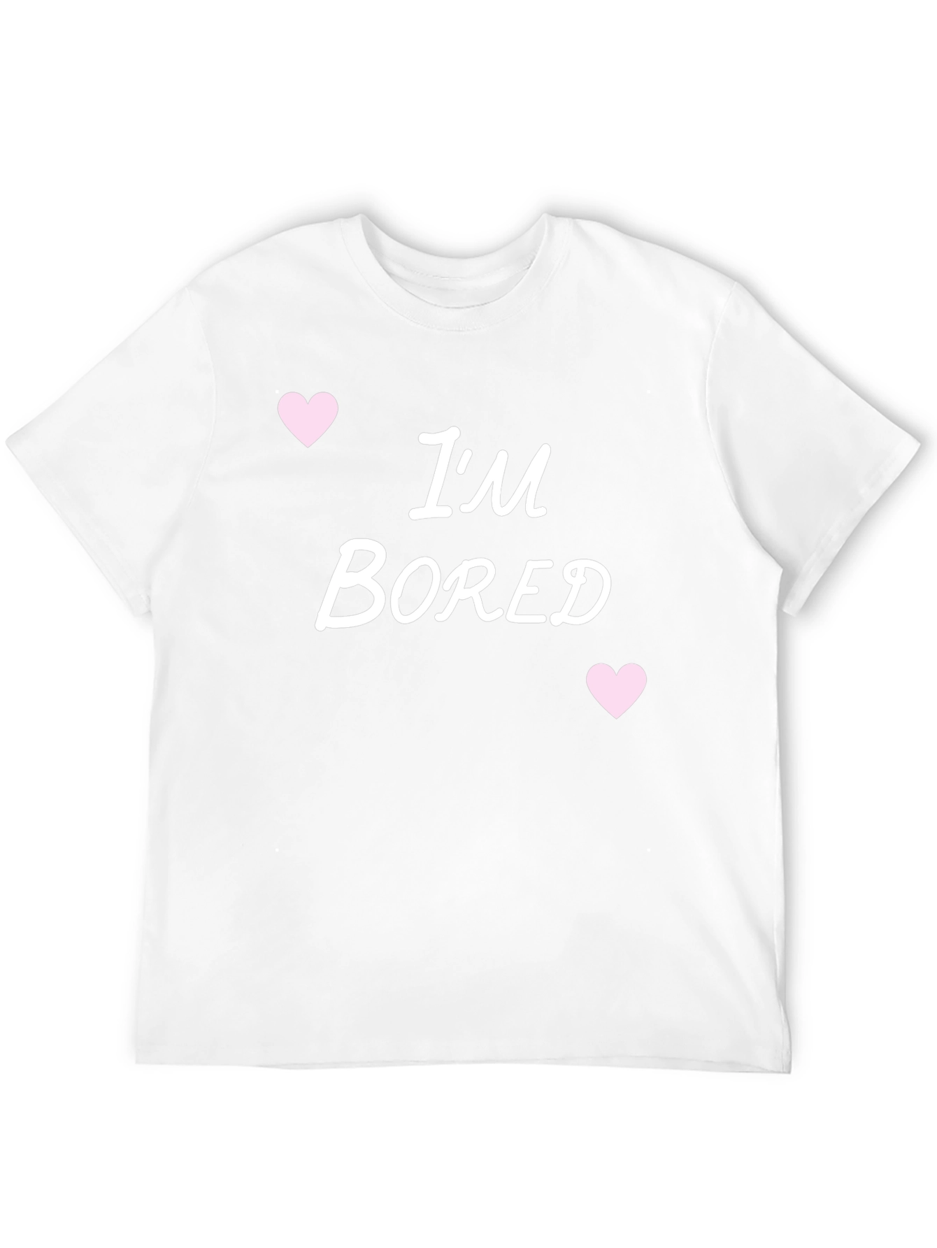 Im Bored Graphic Tee - Casual Comfort